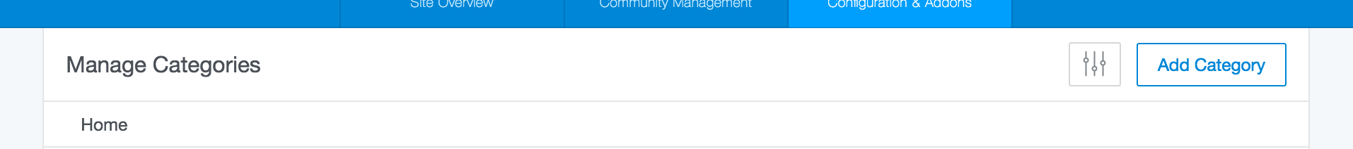 Category Following Toggle